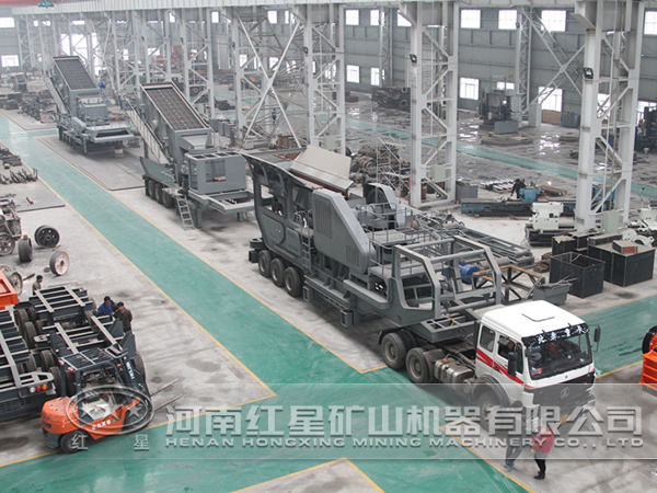 多宝手机网页版登录入口机器车载移动式破碎站厂家车间